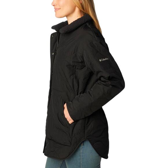 Columbia Women's Birchwood Quilted Jacket NWOT BLACK SIZE XXL - Picture 3 of 10